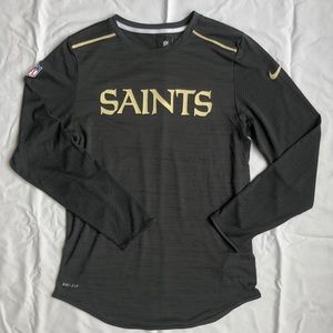 NFL Saints Women’s Nike Dri-FIT Long Sleeve Shirt